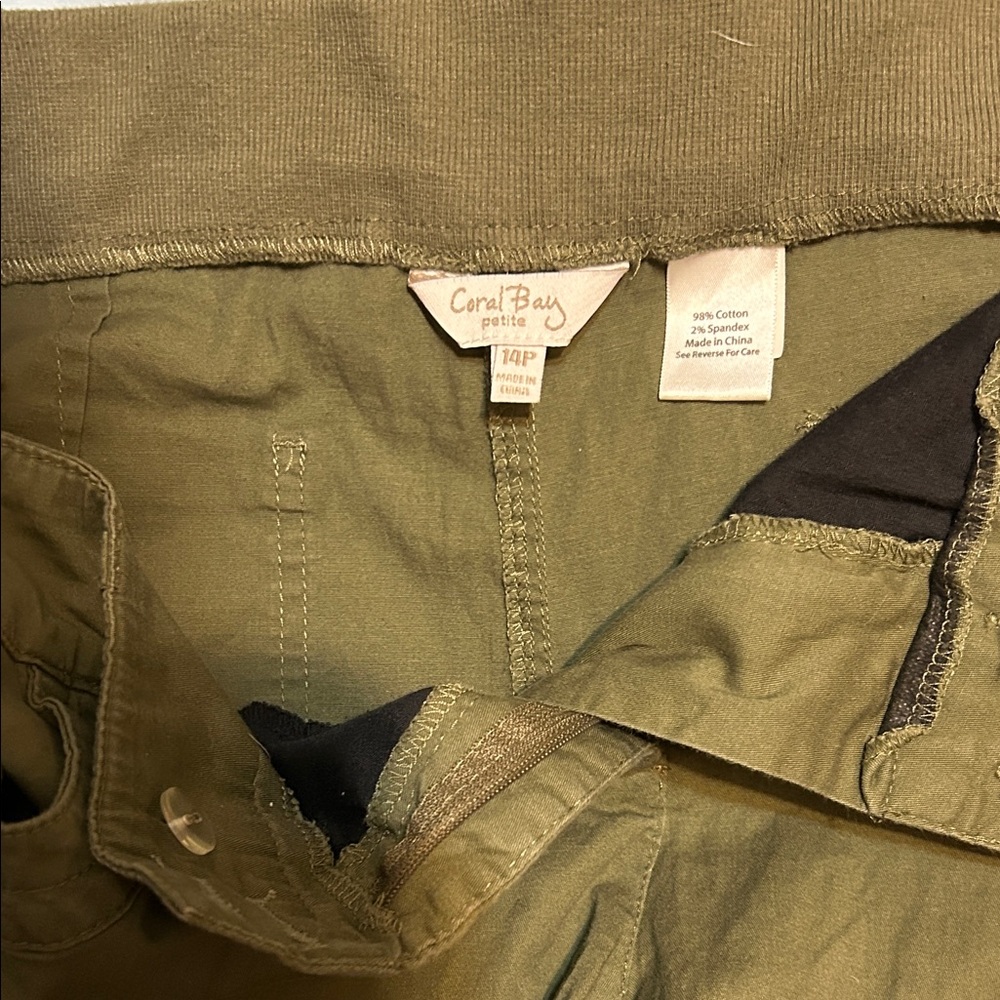 Coral Bay Khaki Casual Trousers